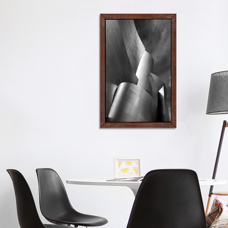 Architectural Art - Print on Canvas, 152.5 cm H x 101.5 cm W, Brown Framed
