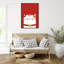 Good Luck Charm Cat by Khodyn Framed Canvas Wall Art Print-1990397050