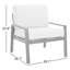 Chaise d'extérieur en aluminium Abiella Mittal