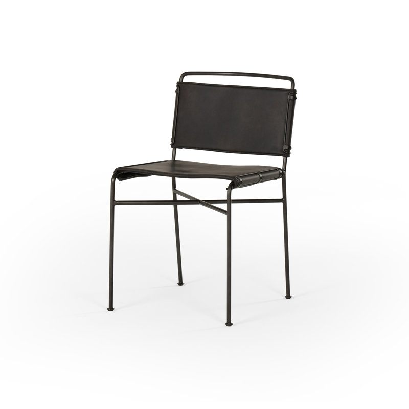 Loralee Upholstered Dining Chair, Black
