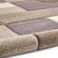 Brooklyn area rug Machine Woven Rectangle Beige/Purple-24398550