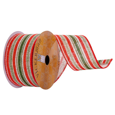 2.5'' Striped Ribbon