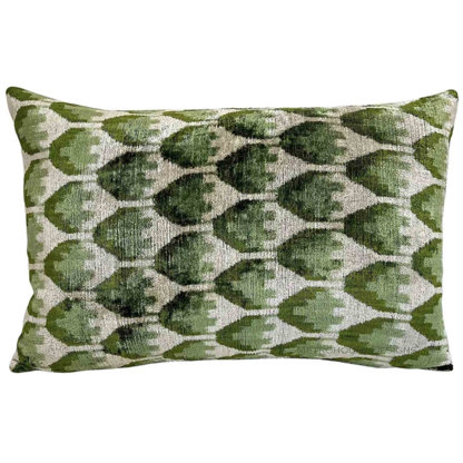 Velvet Lumbar Throw Pillow by Metrohouse Designs