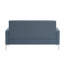 57" Comfortable Double Sofa: With Built-In Storage Function, It Is Suitable For Living Rooms, Apartments And Home Offices, And Can Also Play With Practical Aesthetics-2015994925