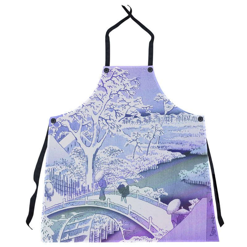 Bib Apron, Purple/Blue Ombre