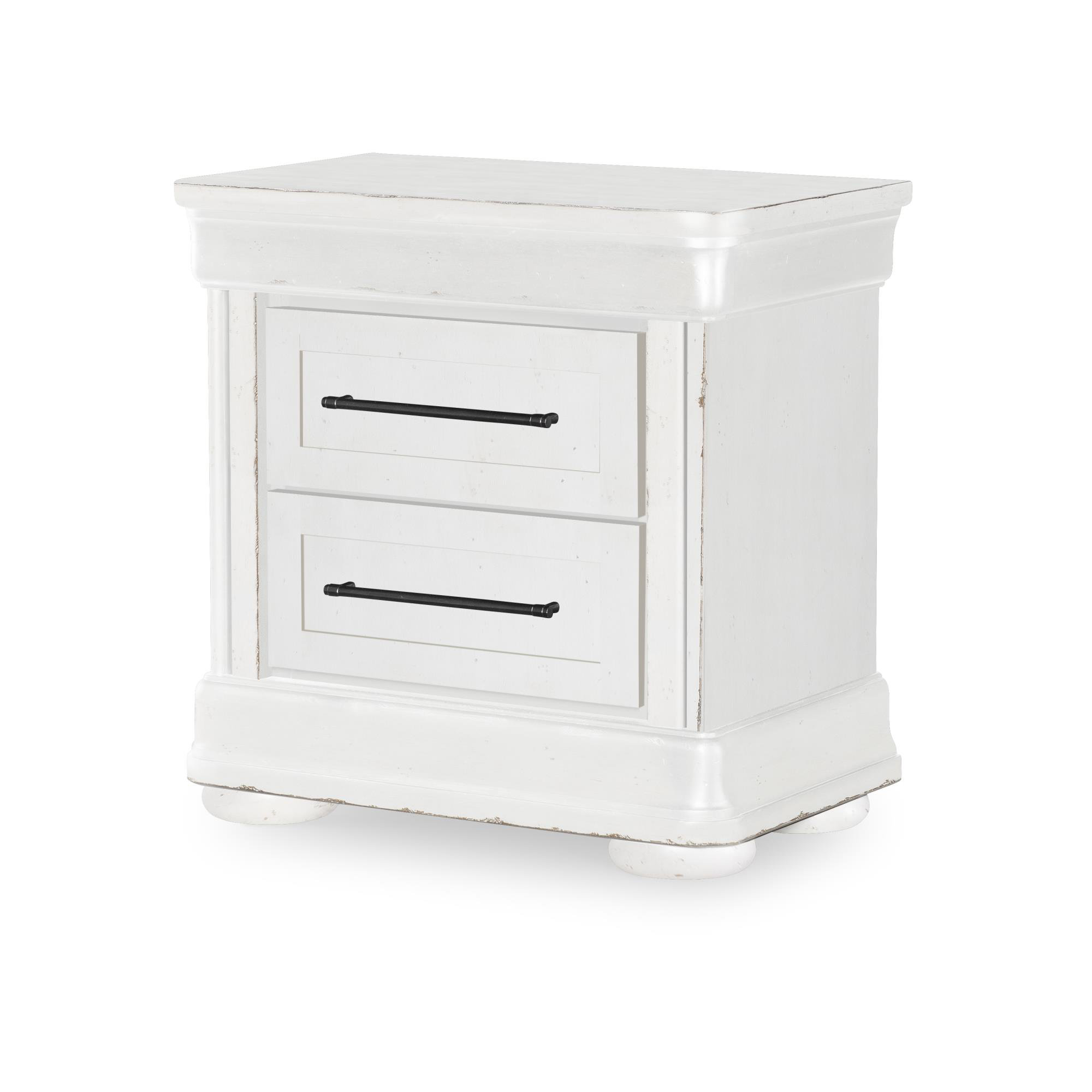 Country Living 2-Drawer Nightstand, White