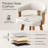 Swivel Linen Upholstered Bar Stools 26" Counter Height-1297837826-1297837828