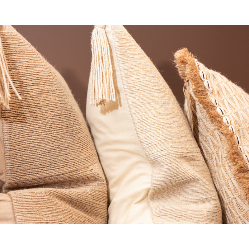 Jute Weave Pillow Cover & Insert
