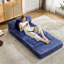 Lit de sol convertible bleu foncé, siège simple modulaire à compression désossée, sans assemblage, chenille pour espaces de vie avec chenille, chambre d'assemblage-1284205656