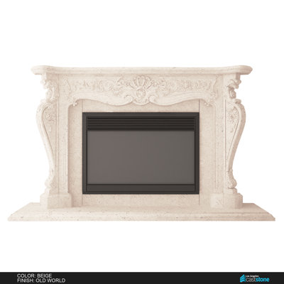 Concrete Fireplace Surround