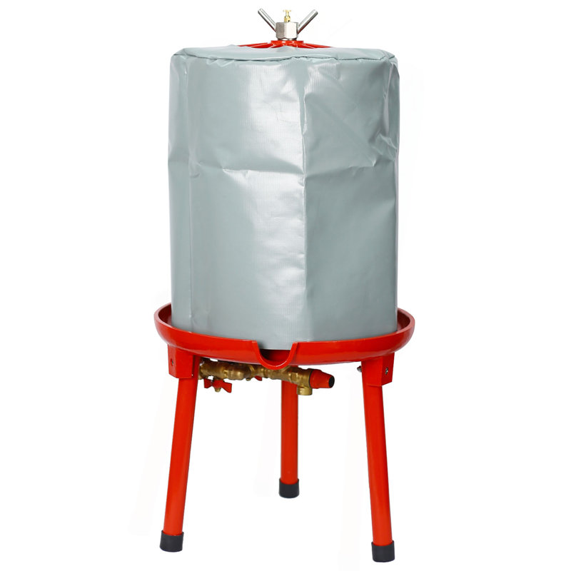 Presse à pommes hydraulique à vin 5,3 gallons / 20 L - Acier inoxydable pour la fabrication du cidre de vin