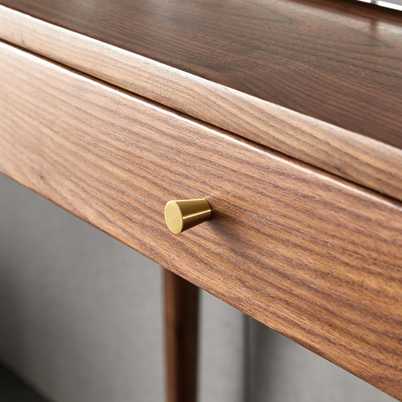 Bureau en bois massif: bureau élégant et solution de bureau, H 30,7 po x l 47,2 po x P 23,6 po