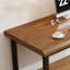Bureau d'écriture rectangulaire en bois massif noyer-68316880
