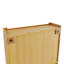 Armoire murale 24,8 "à deux portes avec trois niveaux de rangement et porte-serviettes-1577067545