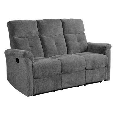 Canapé inclinable en chenille 76 po Violaine