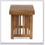 Table d'appoint polyvalente en bois d'acacia de Kyoto avec design pliable pour une utilisation intérieure et extérieure, peu encombrante et élégante-65124926