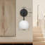 Battery Rechargeable Wall Lights Set Of 2, Sconces Wall Lamps With Frosted Glass-117787784