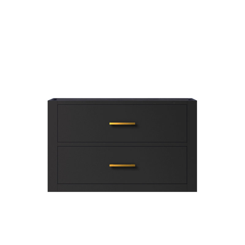 Black Single Bath Vanity 30 In. W X 22 In. D