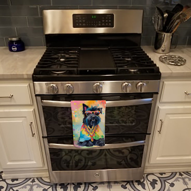 Serviette de cuisine Scottish Terrier Hippie Dawg