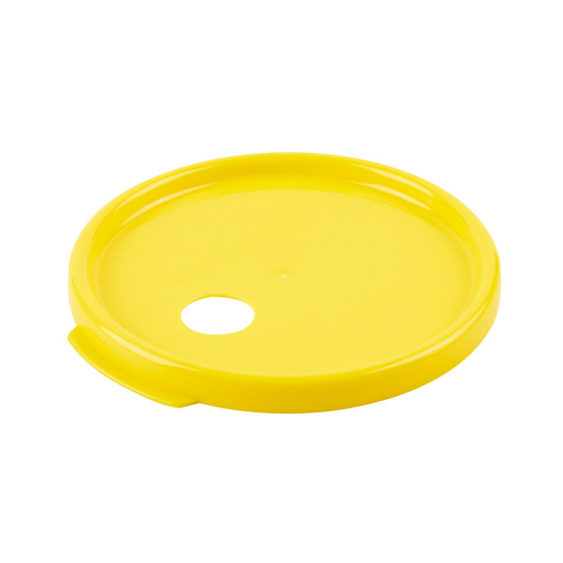 Couvercle en plastique 7,25 po x 7,25 po Met Lux de Met Lux , Jaune
