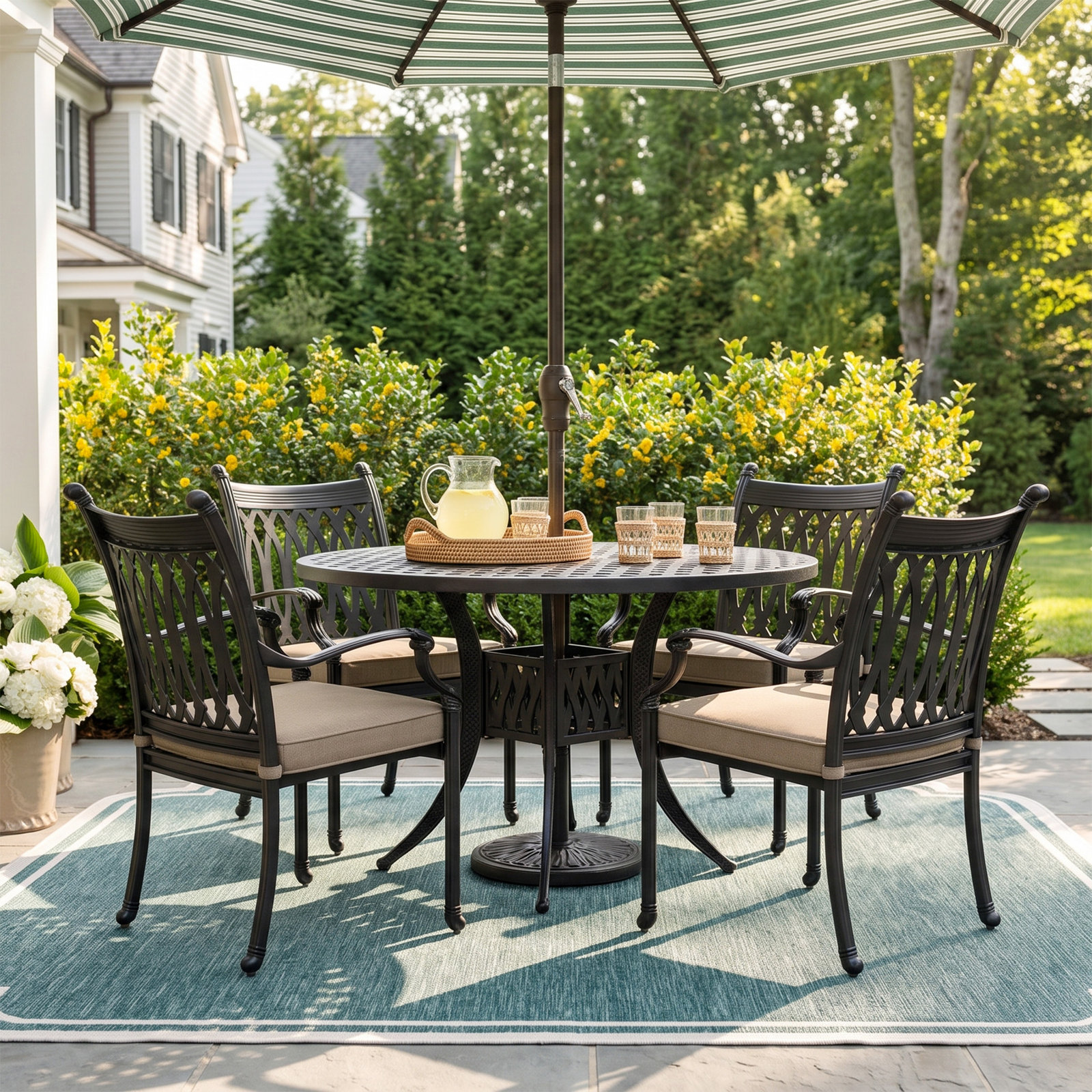 Brockport 48" Sunbrella® Patio Dining Set