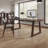 Nut-brown Rectangular Solid Wood desk-1525909264