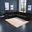 Canapé-lit d'angle convertible, chenille noire, salon moderne-272179435