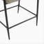 Tabouret de comptoir avec cadre en fer - ensemble de 2 - espresso + beige-1519517000