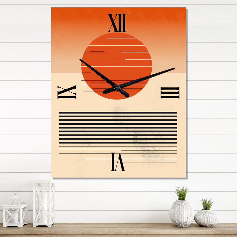 Horloge murale géométrique Minimal, Petit