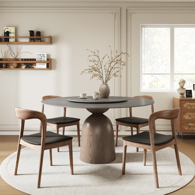 Ensemble de salle à manger amovible, Ensemble de cinq pièces : table, quatre chaises
