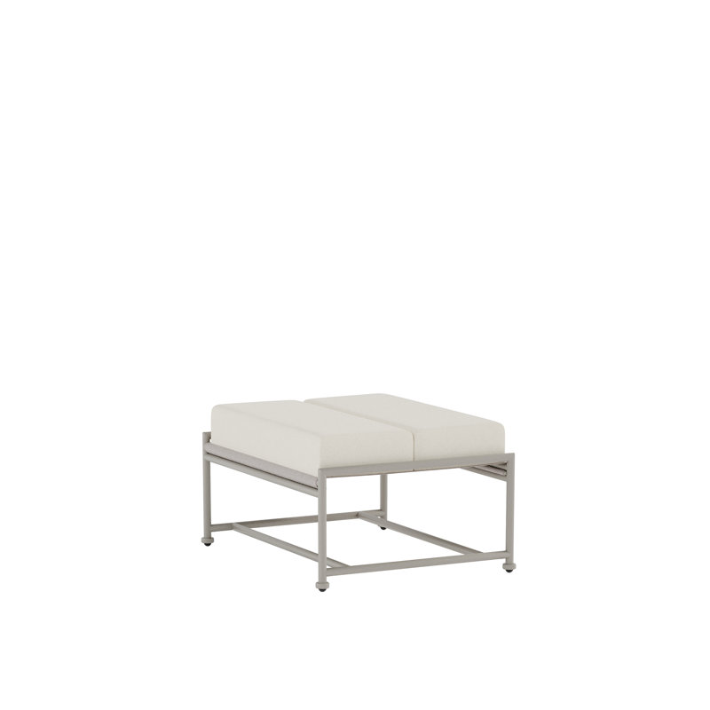 Repose-pieds d'extérieur Glendale, Beige, Tanné