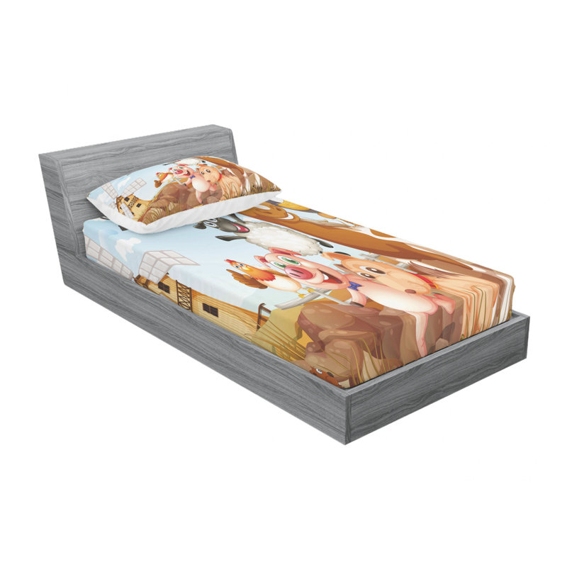 Microfiber Sheet Set, Twin XL Sheet Set with Fitted Sheet