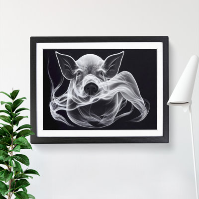 Smokey Pig - Framed Print