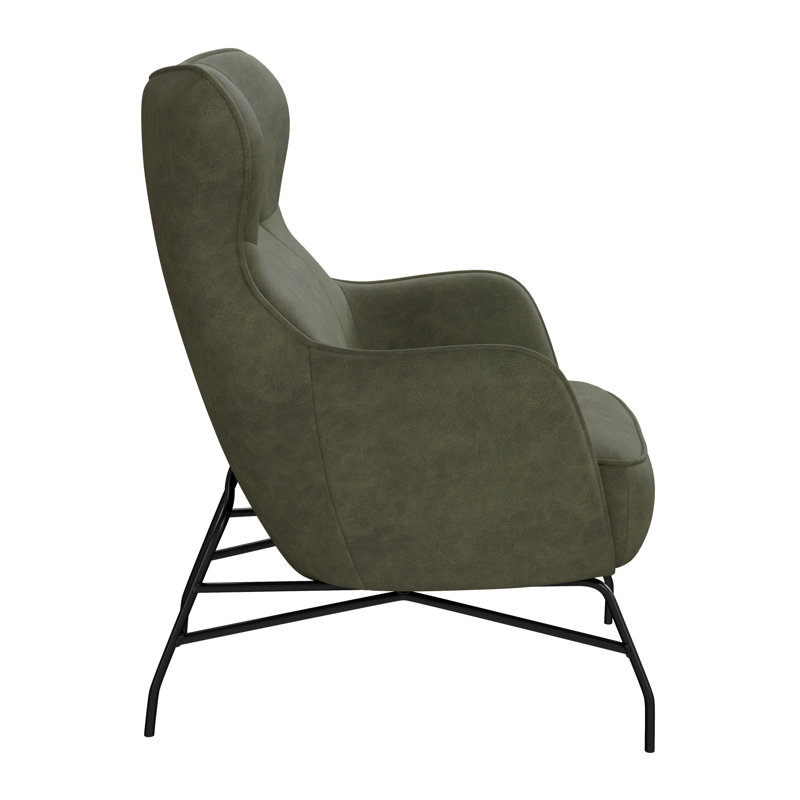 Rainer Upholstered Accent Chair, Set Of 2, Green