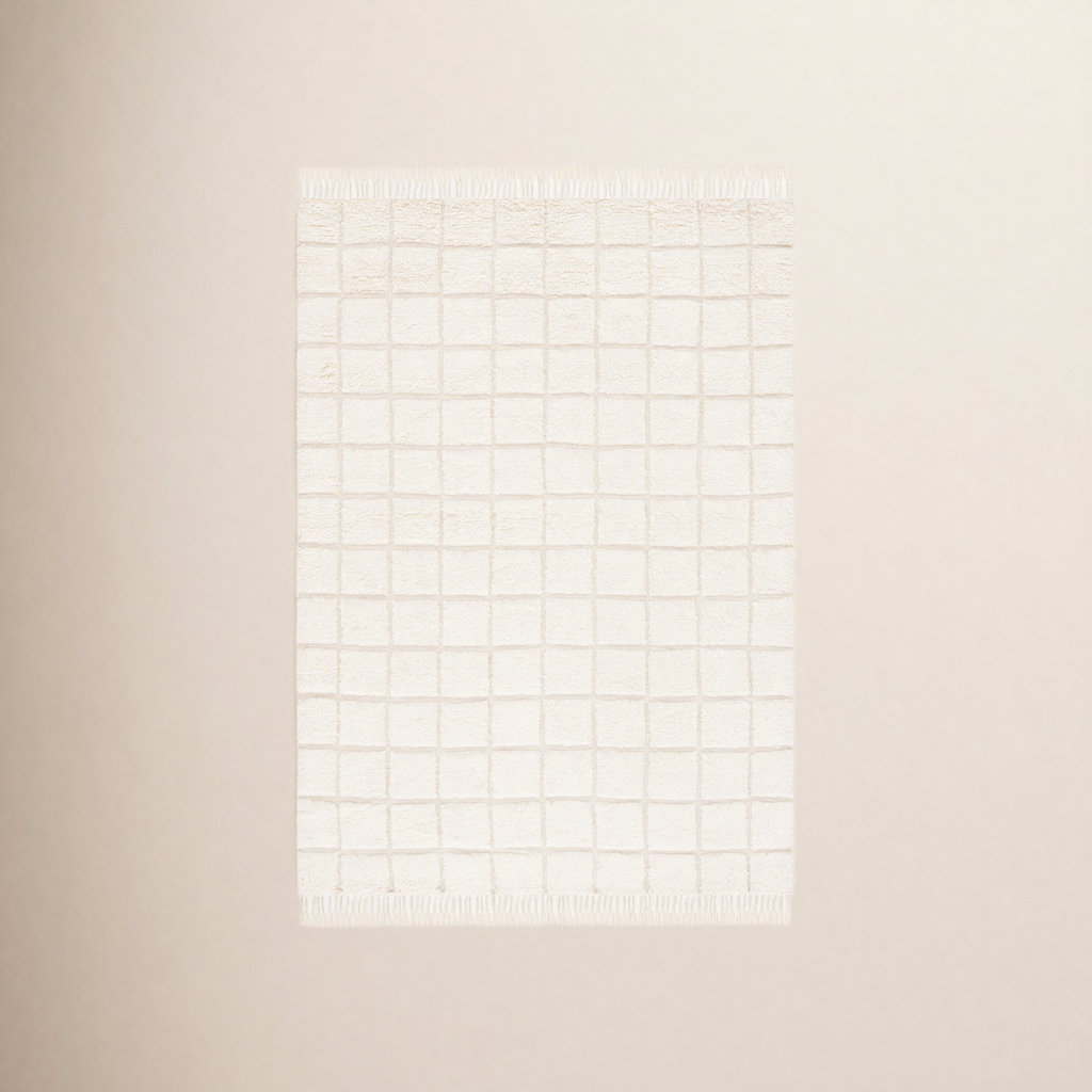 Hand-Woven Geometric Rug, Rectangle 8' x 10'