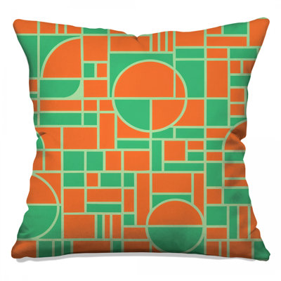 Coussins décoratifs à motif géométrique