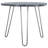 Solid Wood Top Metal Base Dining Table-840772852