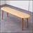 Natural Oak Wood For Dining Bench Table Bench For Living Room-1061047341