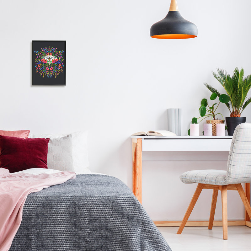 Collage de fleurs abstraites «Honey Bee Bold Summer Florals» par Heather Mclaughlin, H 14 po x l 11 po x P 1,5 po