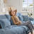 4-Seater Sectional Sofa Modular Deep Seat Sofa Couch , Chenille Sofa Comfy Upholstered Sofa For Living Room, Apartment, Studio, Office,Chenille-312855182