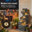 Outdoor Fountain with Lights