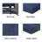 Deep Seat Chair Cushion Set - Midnight-118159882