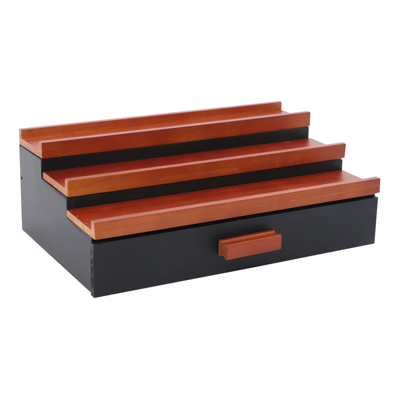 Présentoir à parfum pour présentoir à parfum, Orange / noir