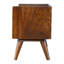 Banc de rangement en bois massif Uwais