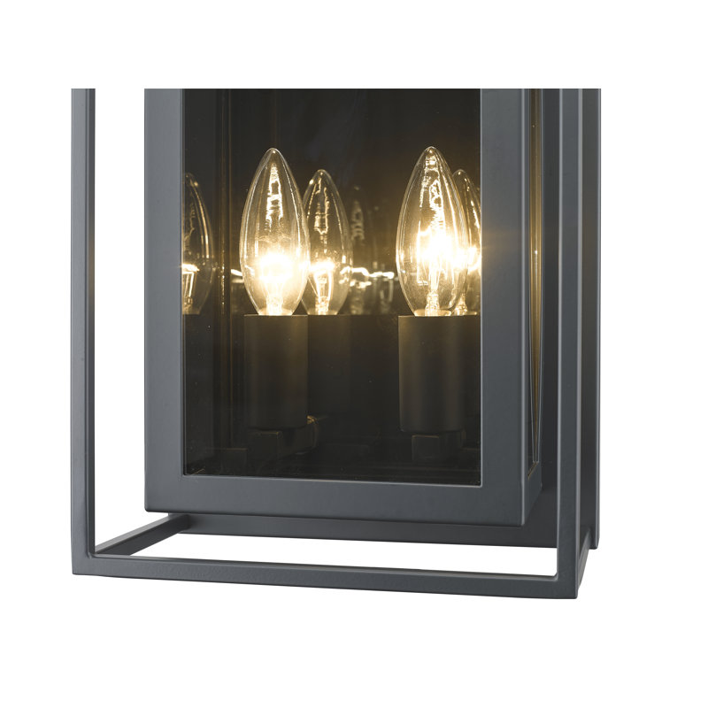 Plafonnier encastré 2 lumières Padmukh, Gris anthracite brumeux