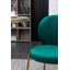 Chaise de salle à manger en velours-1043310813