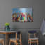 «Glass Rainbow», art mural en métal-1029726831
