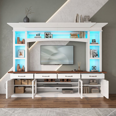 Meuble télé avec éclairage DEL 7 couleurs