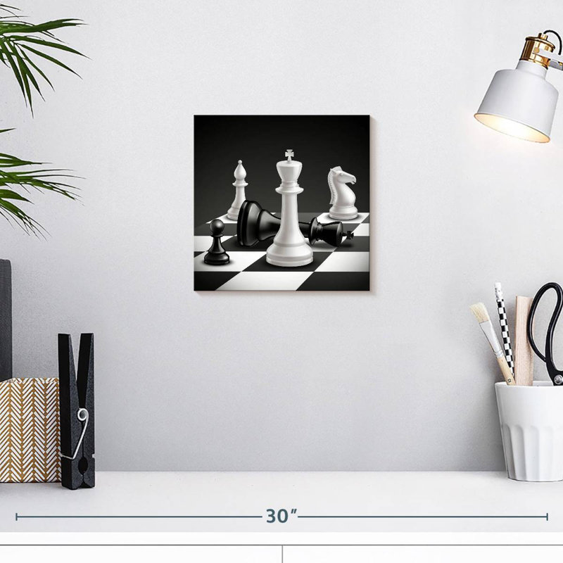 Jeu d'échecs abstrait Senne, H 10 po x l 10 po