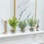 3 plantes d'eucalyptus artificiel d'intérieur 3 pièces